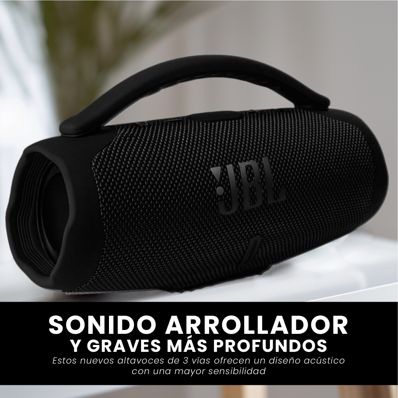 Parlante Mini Boom Box Bluetooth JBL Inalámbrico Negro Replic 1.1 - Image 2