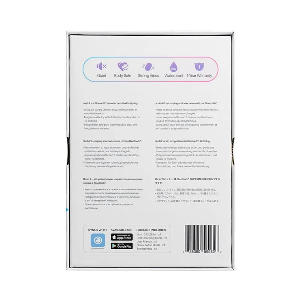 Lovense Hush 2 Vibrador Anal Interactivo - Image 3