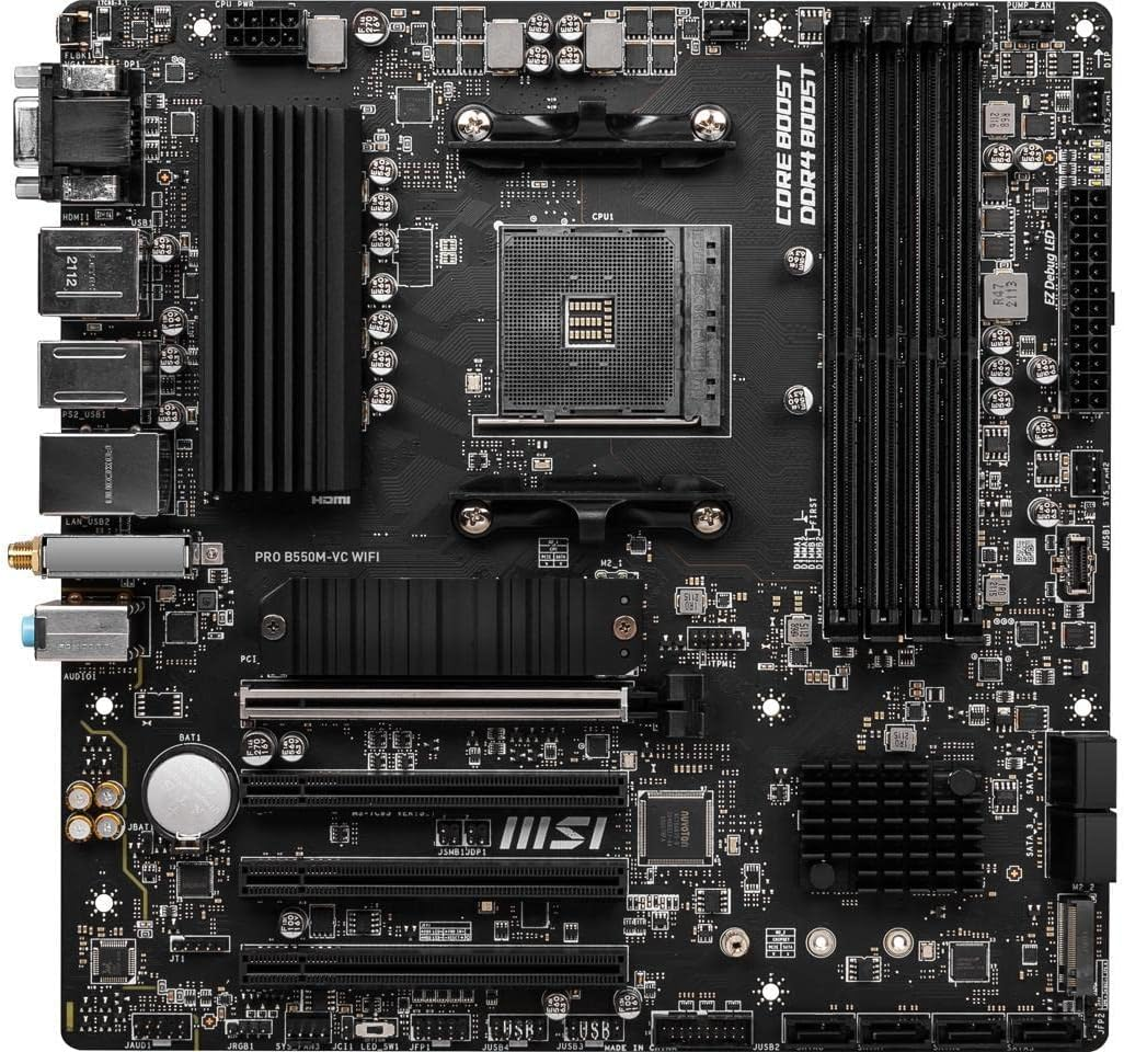 Board Gaming B550m Vc Msi Pro Wifi 6 Am4 Ryzen Gamer B550 M - Image 4