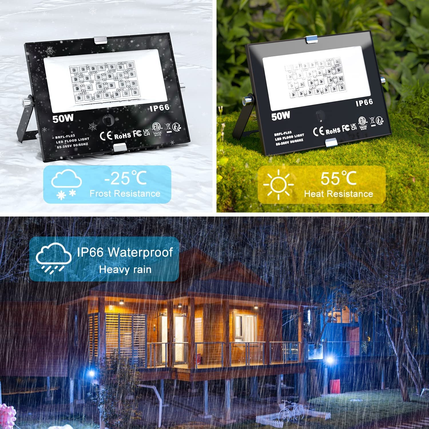 Reflector Led 50W RGB + Control - Image 4