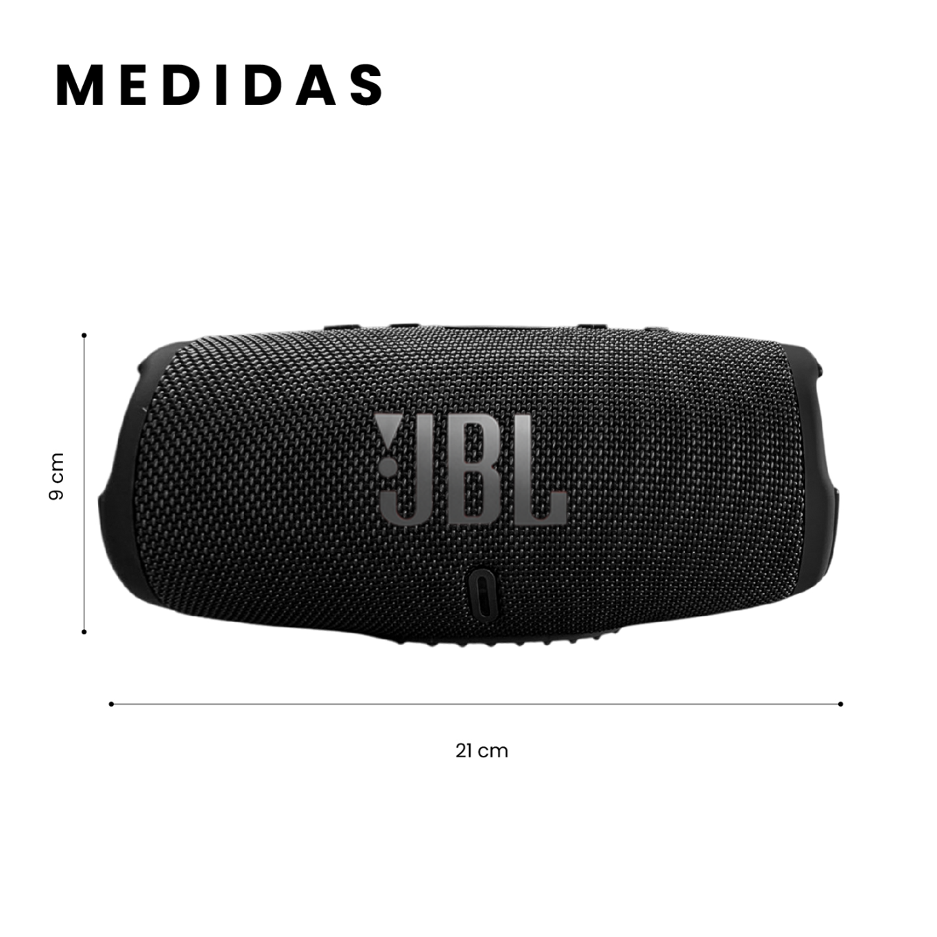 Parlante JBL Charge 5 Réplica 1.1 – Sonido Potente, Bluetooth, Portátil Negro - Image 2