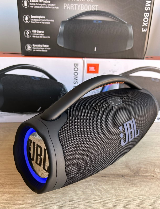 Parlante JBL BOOM BOX 3 Bluetooth Replica 1.1 Tws Negro - Image 3