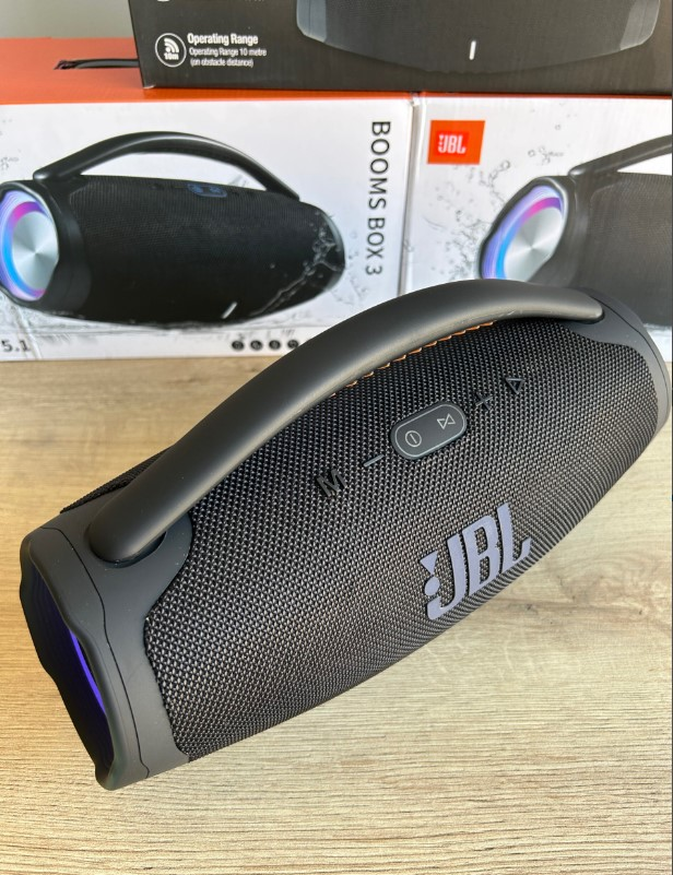 Parlante JBL BOOM BOX 3 Bluetooth Replica 1.1 Tws Negro - Image 4