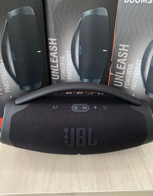 Parlante JBL BOOM BOX 3 Bluetooth Replica 1.1 Tws Negro - Image 2