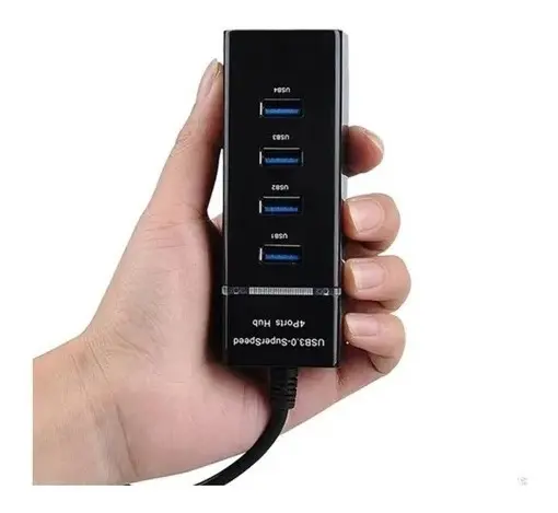 Hub USB 3.0 4 Puertos Alta Velocidad con Luz LED - Image 2