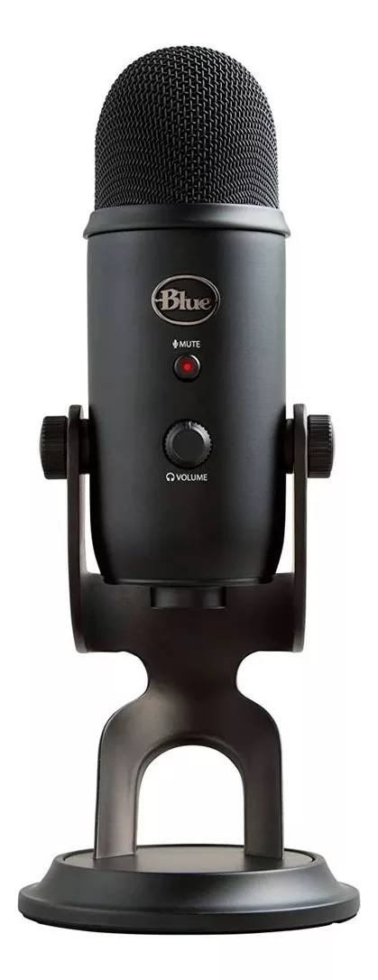 Micrófono USB Blue Yeti Condensador Omnidireccional Blackout Para PC - Image 3