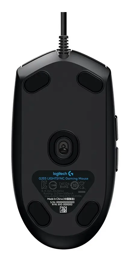 Logitech G203 Lightsync, Mouse Gamer Rgb, 6 Botones, 8000dpi - Image 3