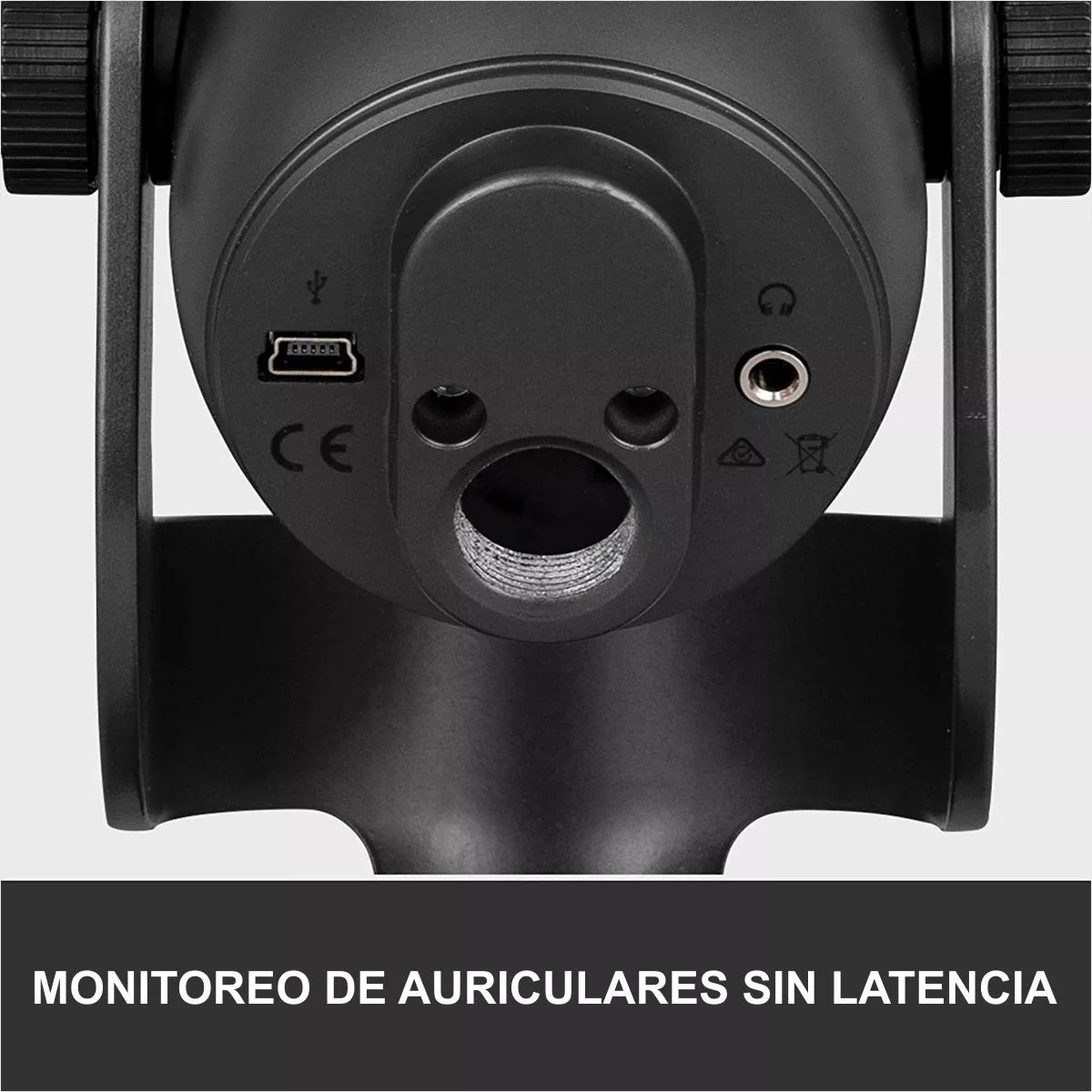 Micrófono USB Blue Yeti Condensador Omnidireccional Blackout Para PC - Image 6