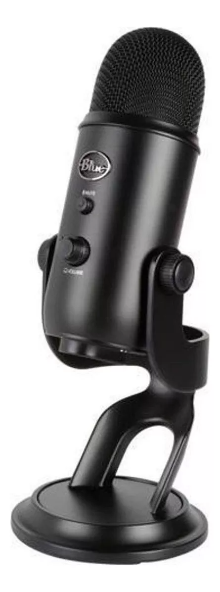 Micrófono USB Blue Yeti Condensador Omnidireccional Blackout Para PC - Image 8