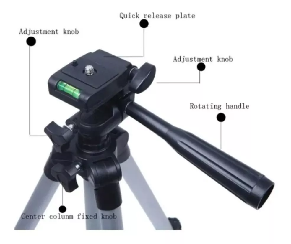 Tripode Beston 3110A - 102CM Con Soporte Para El Celular - Image 6
