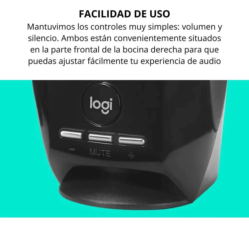 Logitech S150, Altavoces Estéreo Usb, Control Volumen / Mute - Image 3