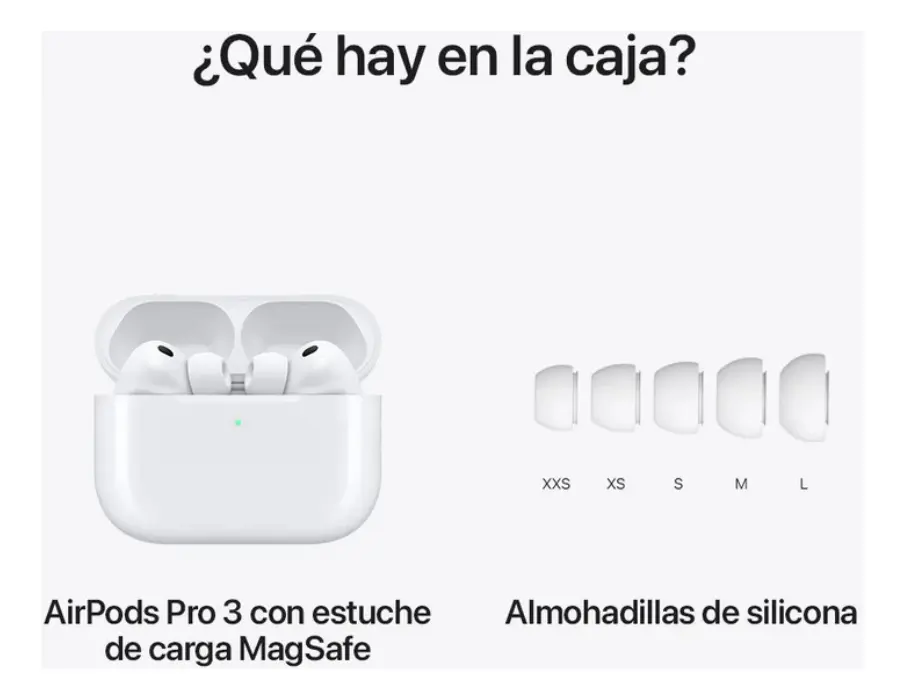Audífonos Bluetooth Airpods Pro 3 1.1 Compatible iPhone Android Inalámbricos - Image 2