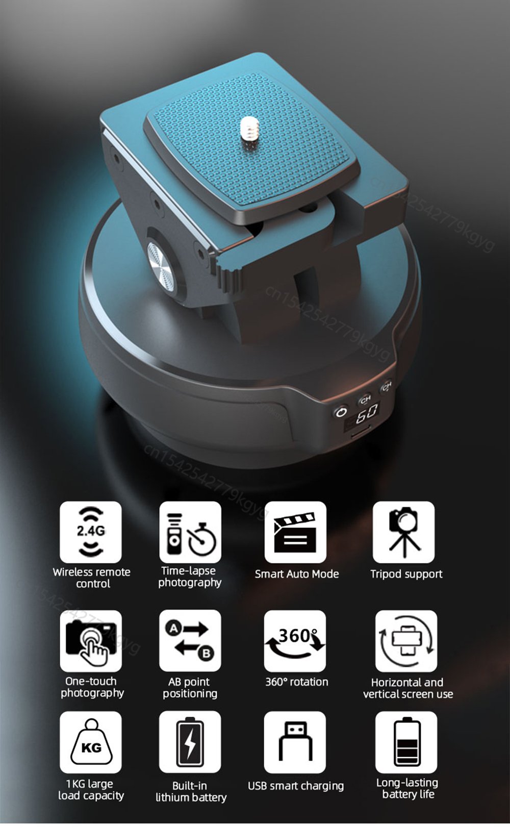 Yt 1200 Base Movimiento Para Camara - Motor con Control - Image 11