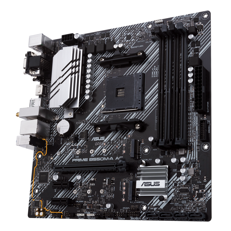 Motherboard Asus Prime B550m - A Ac Wifi Am4 Ddr4 - Image 2