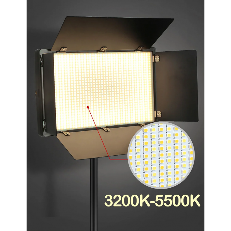 Panel Led Profesional U660PRO RGB + Tripode - Image 4