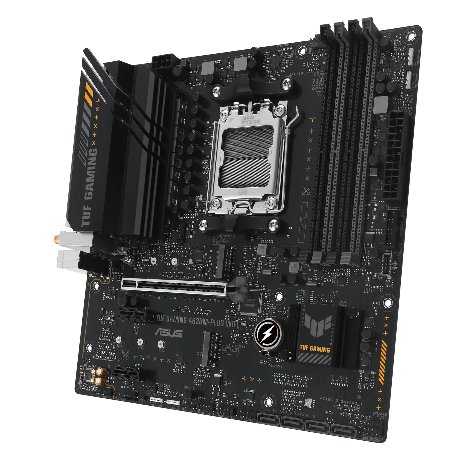 Motherboard A620m-plus Wifi Asus Tuf Ddr5 Gaming Amd Am5 - Image 4