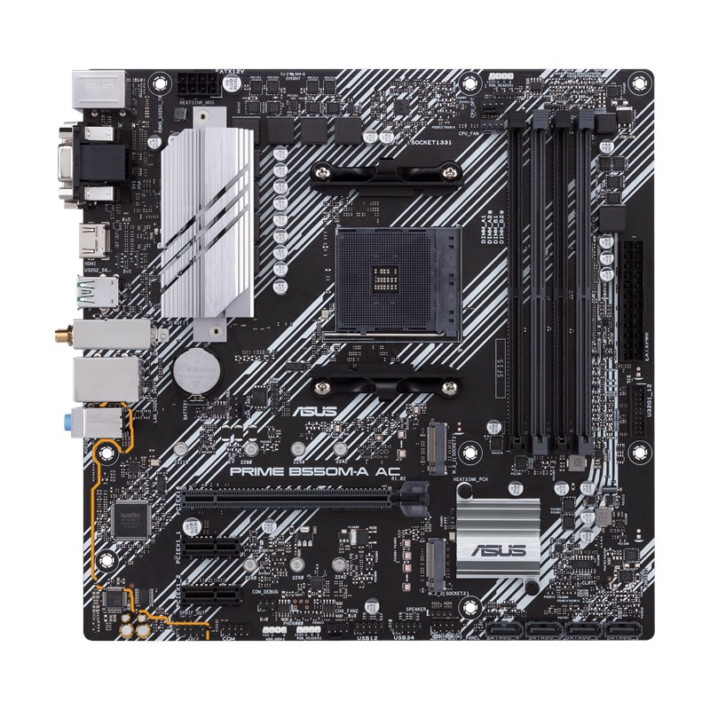 Motherboard Asus Prime B550m - A Ac Wifi Am4 Ddr4 - Image 3